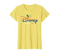 Disney Goofy Script Logo Family Trip 2026 Vacation T-Shirt, Femme, Citron, S