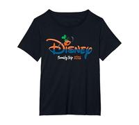 Disney Goofy Script Logo Family Trip 2026 Vacation T-Shirt, Femme Grandes tailles, Noir, 5X