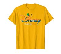 Disney Goofy Script Logo Family Trip 2026 Vacation T-Shirt, Homme, Doré vif, S