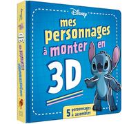 DISNEY - Grand Livre Puzzle - Mes personnages 3D à monter