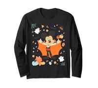 Disney Halloween Mickey Mouse Cute Vampire Costume Collage Manche Longue