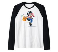 Disney Halloween Mickey Mouse Pirate Costume Trick Or Treat Manche Raglan