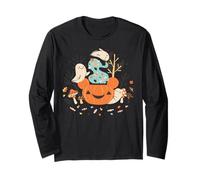 Disney Halloween Mickey Mouse Pumpkin Cauldron & Ghost Pals Manche Longue