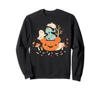 Disney Halloween Mickey Mouse Pumpkin Cauldron & Ghost Pals Sweatshirt