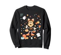 Disney Halloween Minnie Mouse Cute Cat Costume Collage Sweatshirt