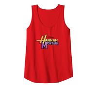 Disney Hannah Montana Logo Débardeur, Femme, Rouge, M