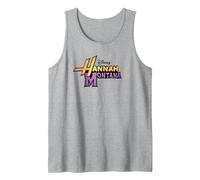 Disney Hannah Montana Logo Débardeur, Homme, Gris Chiné, M