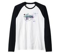 Disney Hannah Montana Logo Flower Manche Raglan