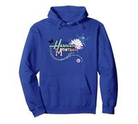 Disney Hannah Montana Logo Flower Sweat à Capuche, Unisexe pour adultes, Bleu Royal, XL