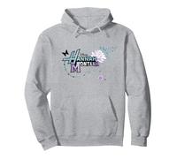 Disney Hannah Montana Logo Flower Sweat à Capuche, Unisexe pour adultes, Gris Chiné, M