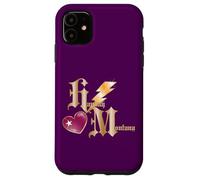 Disney Hannah Montana Thunderbolt Heart Initials Logo Coque pour iPhone 11
