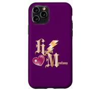 Disney Hannah Montana Thunderbolt Heart Initials Logo Coque pour iPhone 11 Pro