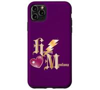 Disney Hannah Montana Thunderbolt Heart Initials Logo Coque pour iPhone 11 Pro Max