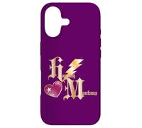 Disney Hannah Montana Thunderbolt Heart Initials Logo Coque pour iPhone 17