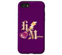 Disney Hannah Montana Thunderbolt Heart Initials Logo Coque pour iPhone SE (2020) / 7 / 8
