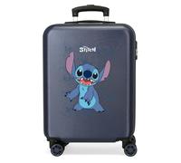Disney Happy Stitch Garçon Bagage - Bagage pour Enfant, Bleu Marine, 38 x 55 x 20 cm