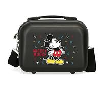 Disney Have A Good Day Mickey Fille Trousse de Toilette Adaptable à Trolley, Noir, 29x21x15 cms