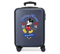Disney Have a good day Mickey Valise Trolley Cabine Bleu 37x55x20 cms Rigide ABS Serrure à combinaison 34L 2,6Kgs 4 roues doubles Bagage à main