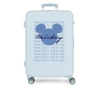 Joumma Disney Have A Good Time Valise Moyenne Bleue 42 x 65 x 23 cm Rigide 3,22 kg Fermeture à Combinaison latérale ABS 3,22 kg 56 LExtensible, Bleu, Talla única, Valise Moyenne