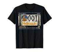 Disney Hercules Grecian Marathon Poster T-Shirt, Homme, Noir, 4XL