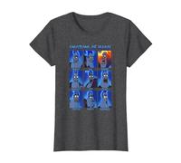 Disney Hercules Hades Emotions T-Shirt, Femme, Chiné Foncé, XXL