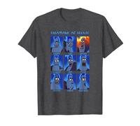 Disney Hercules Hades Emotions T-Shirt, Homme, Chiné Foncé, 5XL