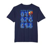 Disney Hercules Hades Emotions T-Shirt, Homme Grandes tailles, Bleu Marine, 4X Tall