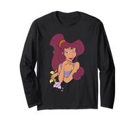 Disney Hercules Megara Meg Big Face Costume Matching Manche Longue
