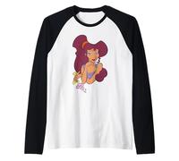 Disney Hercules Megara Meg Big Face Costume Matching Manche Raglan