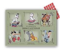 Disney Heritage Calendrier mural 2025 officiel A4 avec autocollants d'organisation gratuits