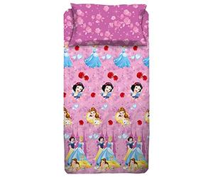 Disney Hermet Parure de lit Une Place Princesse, Rose
