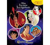 DISNEY Héros et Méchants - COMPTINES ET FIGURINES - Avec 10 figurines et tapis de jeu - Collectif - Phidal Publishing - Jeux livres objets