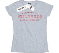Disney - "High School Musical The Musical Property Of Wildcats" T-Shirt für Damen BI24340 (L) (Grau)