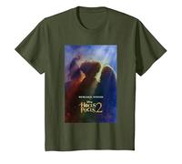 Disney Hocus Pocus 2 Poster T-Shirt, Enfant, Olive, 10 ans