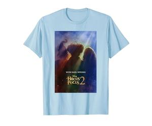 Disney Hocus Pocus 2 Poster T-Shirt, Homme, Bleu Céleste, XXL