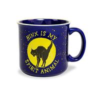 Disney Hocus Pocus Mug en céramique 591 ml avec inscription « Binx Is My Spirit Animal » | Tasse à café de voyage sans BPA pour expresso, thé