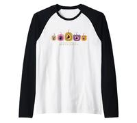 Disney Hocus Pocus Sanderson Sisters and Binx Pumpkin Lineup Manche Raglan