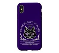 Disney Hocus Pocus Thackery Binx Black Cat Magic Halloween Coque pour iPhone X/XS