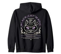 Disney Hocus Pocus Thackery Binx Black Cat Magic Halloween Sweat à Capuche