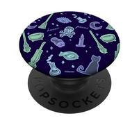 Disney Hocus Pocus Witches Brooms And Things PopSockets PopGrip Adhésif