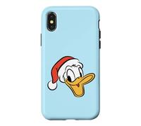 Disney Holiday Donald Duck Big Face Santa Hat Christmas Coque pour iPhone X/XS