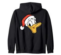 Disney Holiday Donald Duck Big Face Santa Hat Christmas Sweat à Capuche