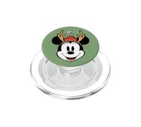 Disney Holiday Minnie Mouse Big Face Reindeer Christmas PopSockets PopGrip pour MagSafe