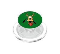 Disney Holiday Pluto Big Face Reindeer Antlers Christmas PopSockets PopGrip pour MagSafe