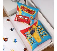 Disney Home Cars Coussin décoratif avec Rembourrage et Fermeture éclair - 40 x 40 cm - Coussin avec Rembourrage, Superbe Coussin décoratif pour canapé, Salon et Chambre à Coucher - Coussin Moelleux