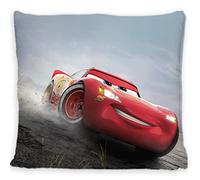 Disney Home Cars Coussin décoratif avec Rembourrage et Fermeture éclair - 40 x 40 cm - Coussin avec Rembourrage, Superbe Coussin décoratif pour canapé, Salon et Chambre à Coucher - Coussin Moelleux