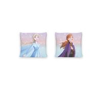 Disney Home Frozen Coussin décoratif avec Rembourrage et Fermeture éclair, 40 x 40 cm, avec Rembourrage, Superbe Coussin décoratif pour canapé, Salon et Chambre à Coucher