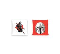 Disney Home Mandalorian Coussin décoratif avec Rembourrage et Fermeture éclair, 40x40cm à Lancer Superbe pour canapé, Salon Chambre Coucher Doux, 1 Stück (1er Pack), Lucas