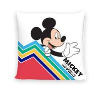 Disney Home Mickey Mouse Coussin décoratif avec Rembourrage et Fermeture éclair, 40x40cm à Lancer Superbe pour canapé, Salon Chambre Coucher Doux, 1 Stück (1er Pack)