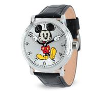 Disney Homme Analogique Quartz Japonais Montre avec Bracelet en Cuir NEW001850